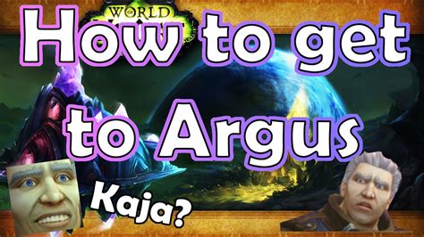 How to Get to Argus in World of Warcraft - YouTube. 0:00 / 7:32. •. Intro. How to Get to Argus in World of Warcraft. Zaramux The Gaming Dad. 9.85K subscribers. Join. Subscribed. 1. …
